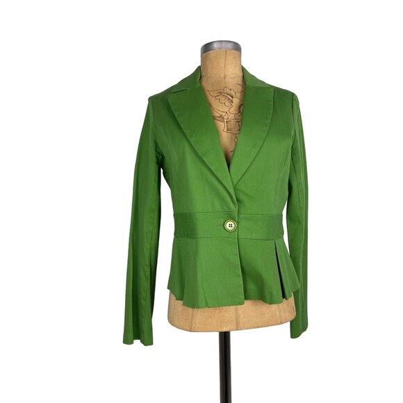 Necessary Objects Green Women's Jacket Authentic Vintage Blazer - Picture 3 of 8